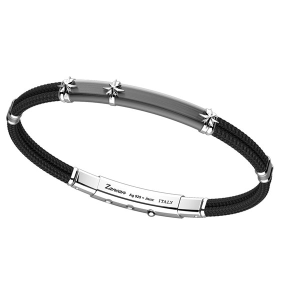 Bracciale Zancan Uomo in Argento ESB064-NE - ESB064-NE